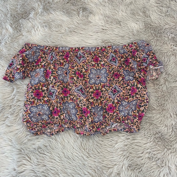 Rue 21 floral off the shoulder top - Picture 3 of 3